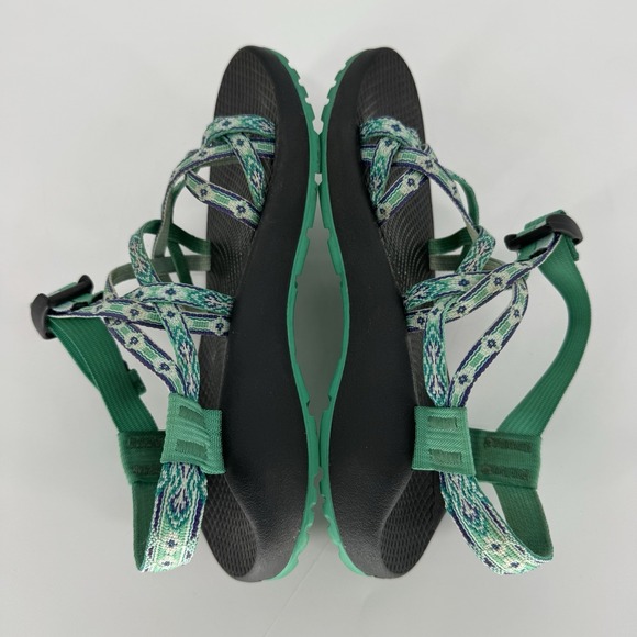 Chaco ZX/2 Classic Green Gray Strappy Water Sport Sandals Women's Size 7 - Picture 5 of 6